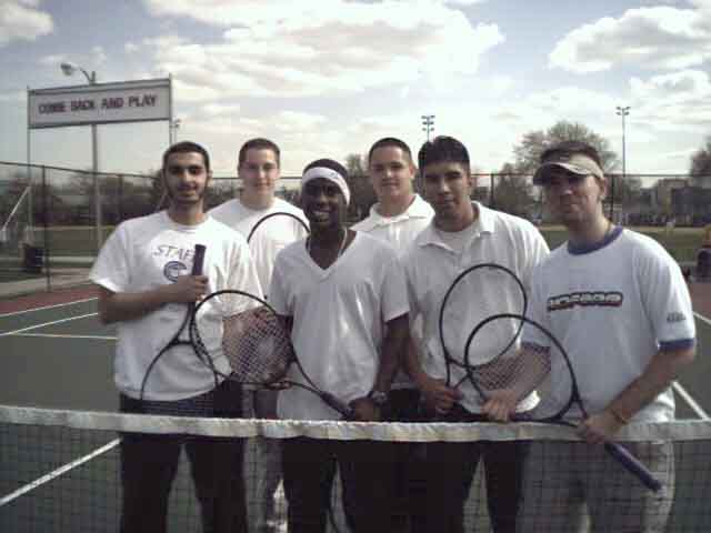 2001 Schurz tennis team